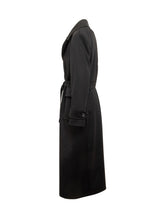 Cinzia Rocca Black Long Cashmere Coat with Belt - Collezione Happy Birthday | Lidia Shopping