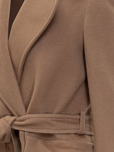 Cinzia Rocca Camel Long Cashmere Coat with Belt - Collezione Happy Birthday | Lidia Shopping