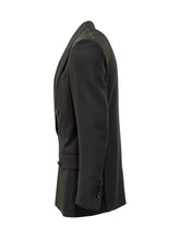 Tom Ford Giacca Doppiopetto in Lana Nera - Abbigliamento Uomo | Lidia Shopping