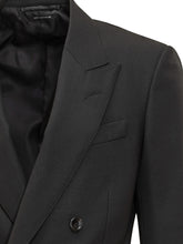 Tom Ford Giacca Doppiopetto in Lana Nera - Abbigliamento Uomo | Lidia Shopping