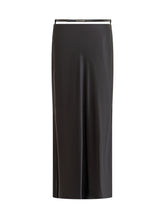 TOM FORD - Tom Ford Black Satin Long Skirt - Black - LIDIASHOPPING® - Official Website
