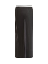 TOM FORD - Tom Ford Black Satin Long Skirt - Black - LIDIASHOPPING® - Official Website