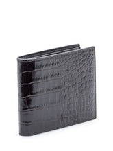 Tom Ford Portafoglio in Pelle Nera Effetto Cocco - Accessori Uomo | Lidia Shopping