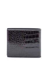 Tom Ford Portafoglio in Pelle Nera Effetto Cocco - Accessori Uomo | Lidia Shopping