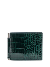 Tom Ford Portafoglio in Pelle Stampa Coccodrillo - Accessori Uomo | Lidia Shopping