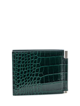 Tom Ford Portafoglio in Pelle Stampa Coccodrillo - Accessori Uomo | Lidia Shopping