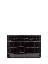 Tom Ford Porta Carte in Pelle Stampa Coccodrillo - Accessori Uomo | Lidia Shopping
