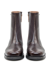 Our Legacy Brown Leather Ankle Boots with Sturdy Sole - Collezione Happy Birthday | Lidia Shopping