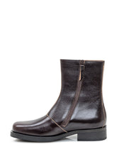 Our Legacy Brown Leather Ankle Boots with Sturdy Sole - Collezione Happy Birthday | Lidia Shopping