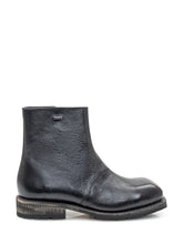 Our Legacy Black Leather Ankle Boots with Vintage Sole - Collezione Happy Birthday | Lidia Shopping