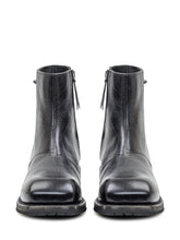 Our Legacy Black Leather Ankle Boots with Vintage Sole - Collezione Happy Birthday | Lidia Shopping
