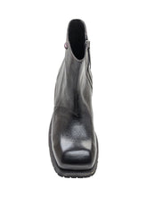 Our Legacy Black Leather Ankle Boots with Vintage Sole - Collezione Happy Birthday | Lidia Shopping