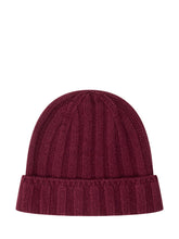 Vanisè Cappello Bordeaux in Lana a Coste - Accessori Donna | Lidia Shopping