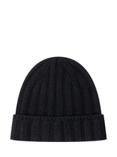Vanisè Cappello Nero in Lana a Coste - Accessori Donna | Lidia Shopping