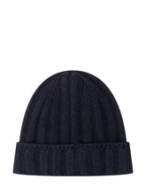 Vanisè Cappello Blu in Lana a Coste - Accessori Donna | Lidia Shopping