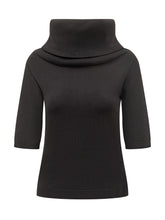 Maglia a Collo Alto Nero Semicouture - Abbigliamento Donna | Lidia Shopping