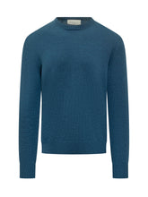 Ballantyne Blue Wool Crewneck Sweater - Ballantyne | Lidia Shopping