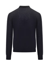 Ballantyne Blue Wool Long Sleeve Polo - Ballantyne | Lidia Shopping