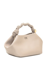 Ganni Borsa Beige con Manico Intrecciato - Borse A Spalla Donna | Lidia Shopping