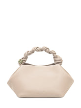 Ganni Borsa Beige con Manico Intrecciato - Borse A Spalla Donna | Lidia Shopping