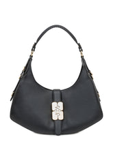Ganni Borsa a Spalla in Pelle con Chiusura Logo - Borse A Spalla Donna | Lidia Shopping