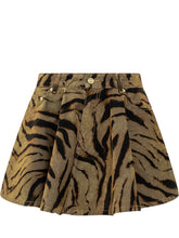 Ganni Minigonna a Pieghe Animalier - Abbigliamento Donna | Lidia Shopping