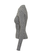 Ganni Maglia Jacquard a Maniche Lunghe con Bottoni - Abbigliamento Donna | Lidia Shopping