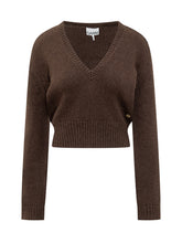 Maglione Ganni con Scollo a V - Abbigliamento Donna | Lidia Shopping
