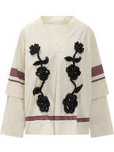 Ganni Maglia Sportiva con Ricami Floreali - Abbigliamento Donna | Lidia Shopping
