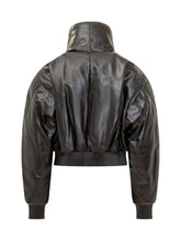 Givenchy Giacca Bomber in Pelle Nera - Abbigliamento Donna | Lidia Shopping