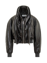 Givenchy Giacca Bomber in Pelle Nera - Abbigliamento Donna | Lidia Shopping