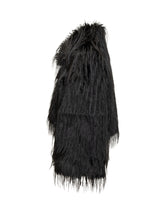 Pinko Black Faux Fur Jacket with Feather Effect - Collezione Happy Birthday | Lidia Shopping