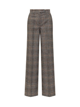 Pinko Checked Wide-Leg Trousers - Collezione Happy Birthday | Lidia Shopping