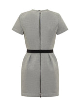 Pinko Abito Grigio con Cintura Love Birds - Abbigliamento Donna | Lidia Shopping