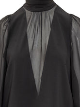 Pinko Black Short Dress with Sheer Sleeves - Collezione Happy Birthday | Lidia Shopping