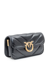 Pinko Love Box Baguette Quilted Leather Bag in Black - Black Friday – ENG | Lidia Shopping