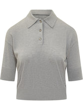 Alpha Studio Grey Knit Polo Shirt - Collezione Happy Birthday | Lidia Shopping
