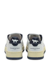 Autry x Maison Kitsuné Sneakers Bianche con Dettagli Blu - Autry x Maison Kitsuné | Lidia Shopping