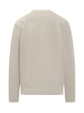 Autry x Maison Kitsunè Felpa Beige con Logo - Abbigliamento Uomo | Lidia Shopping