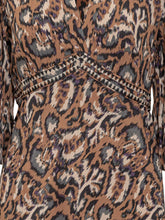 Ba&sh Short Dress with Animal Print - Baandsh | Lidia Shopping