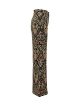 Ba&sh Printed Flared Velvet Pants - Baandsh | Lidia Shopping