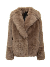 Blancha Giacca in Pelliccia Marrone - Abbigliamento Donna | Lidia Shopping