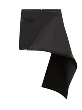 Courrèges Asymmetric Black Mini Skirt - Collezione Happy Birthday | Lidia Shopping