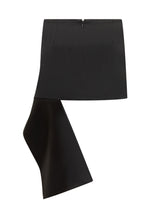 Courrèges Asymmetric Black Mini Skirt - Collezione Happy Birthday | Lidia Shopping