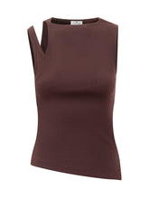 Courrèges Asymmetric Knit Top - Collezione Happy Birthday | Lidia Shopping