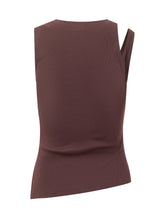 Courrèges Asymmetric Knit Top - Collezione Happy Birthday | Lidia Shopping
