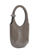 Courrèges Holy Naplack Bag in Grey Leather - Collezione Happy Birthday | Lidia Shopping