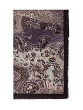 D'Aniello Sciarpa con Stampa Floreale Marrone - Accessori Donna | Lidia Shopping