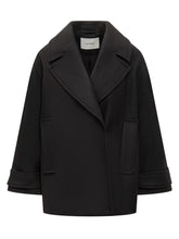 Ivy Oak Oversized Black Coat with Lapels - Collezione Happy Birthday | Lidia Shopping