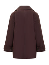 Ivy Oak Oversized Bordeaux Coat with Lapels - Collezione Happy Birthday | Lidia Shopping